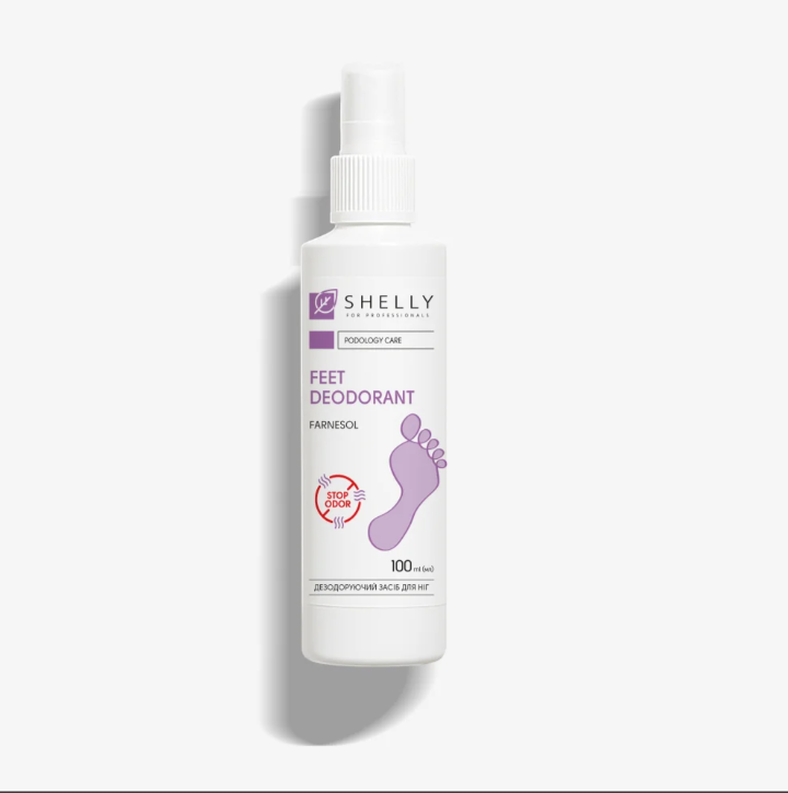 Long-acting deodorant for feet with farnesol Shelly 100 ml