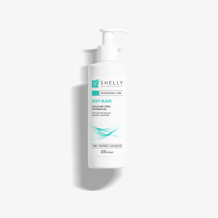 Keratolytic gel for removing blisters and calluses Soft blade Shelly 200 ml