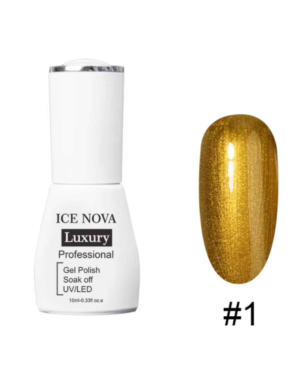 Super Metallic gel polish - № 1