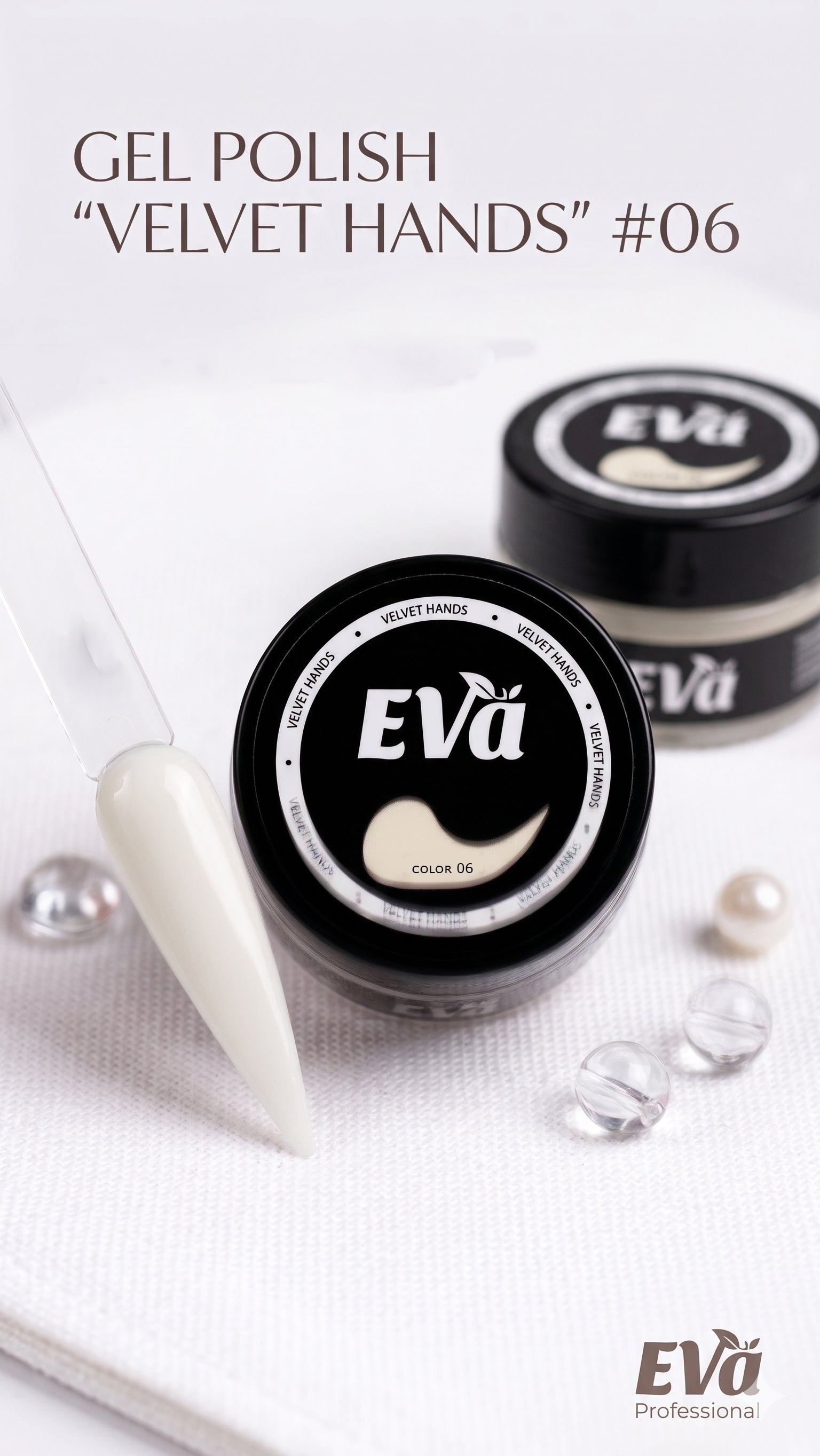 EVĂ Velvet Hands Builder Gel Color 06| Thick Hard Gel (HEMA & TPO Free), 0.5 fl oz