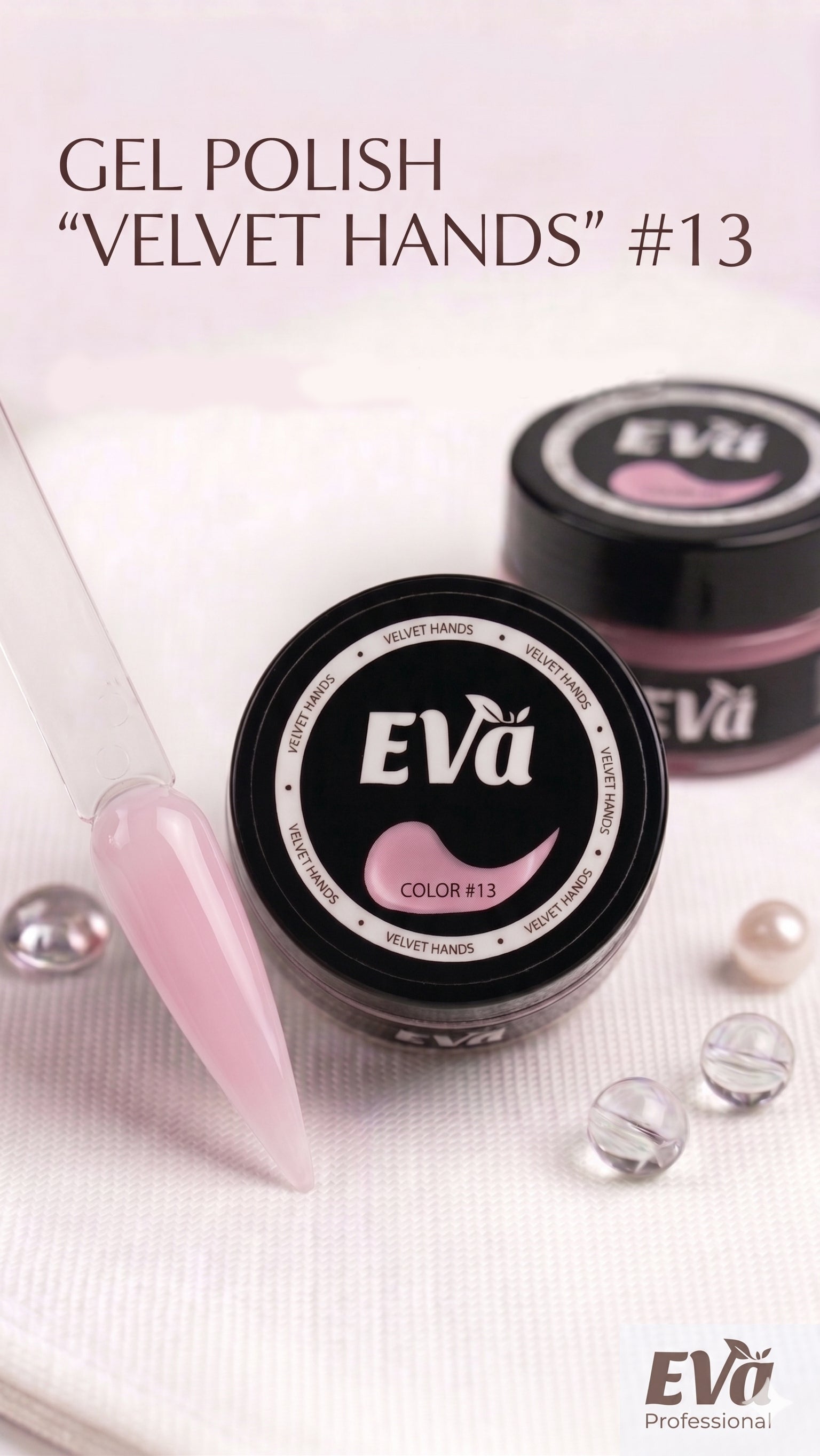 EVĂ Velvet Hands Builder Gel Color 13 | Thick Hard Gel (HEMA & TPO Free), 0.5 fl oz