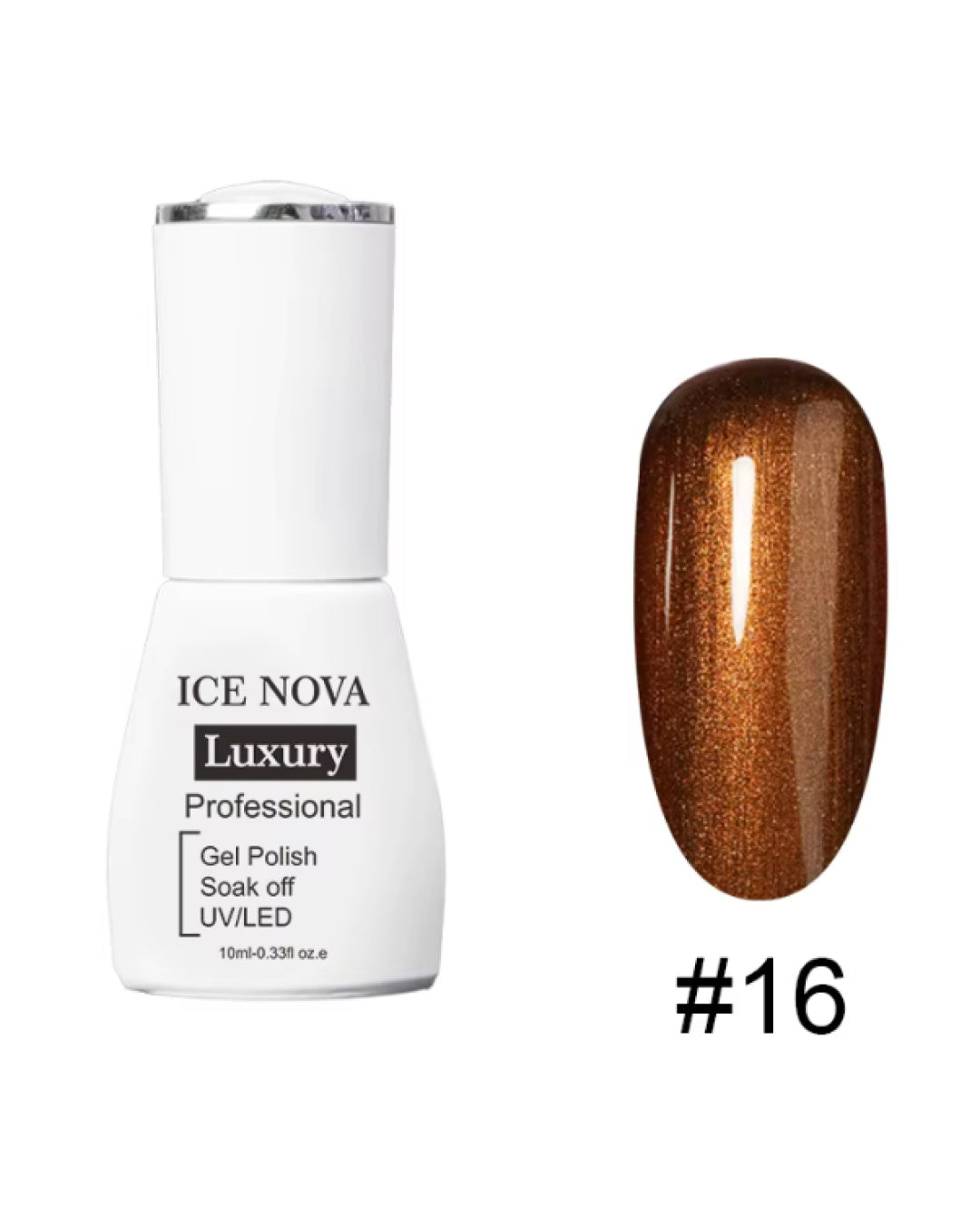 Super Metallic gel polish - № 16