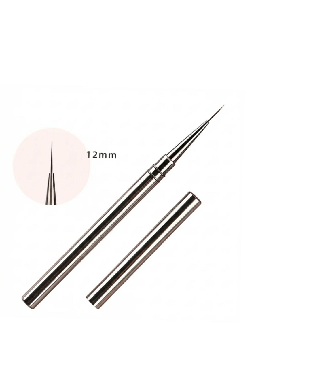 Fine French & Line Nail Art Brush – 12 mm