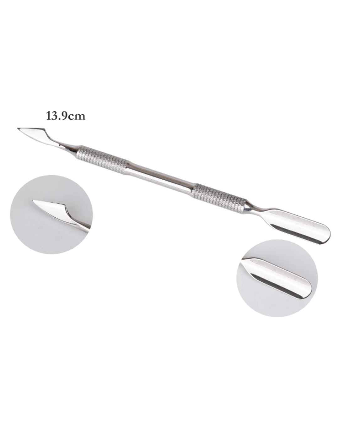 Dual-Sided Cuticle Pusher Axe-Shaped
