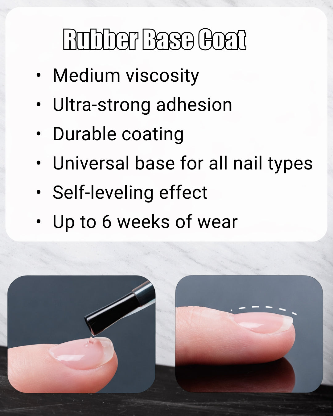 ICE NOVA Rubber base coat (10ml)