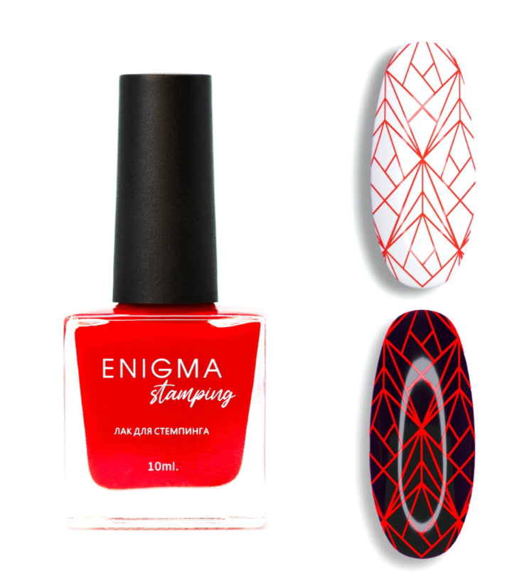 Enigma Stamping Nail Polish 6 ml в„–5 Red