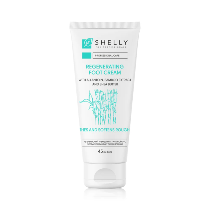 Regenerating foot cream with allantoin, bamboo extract and shea butter Shelly 45 ml