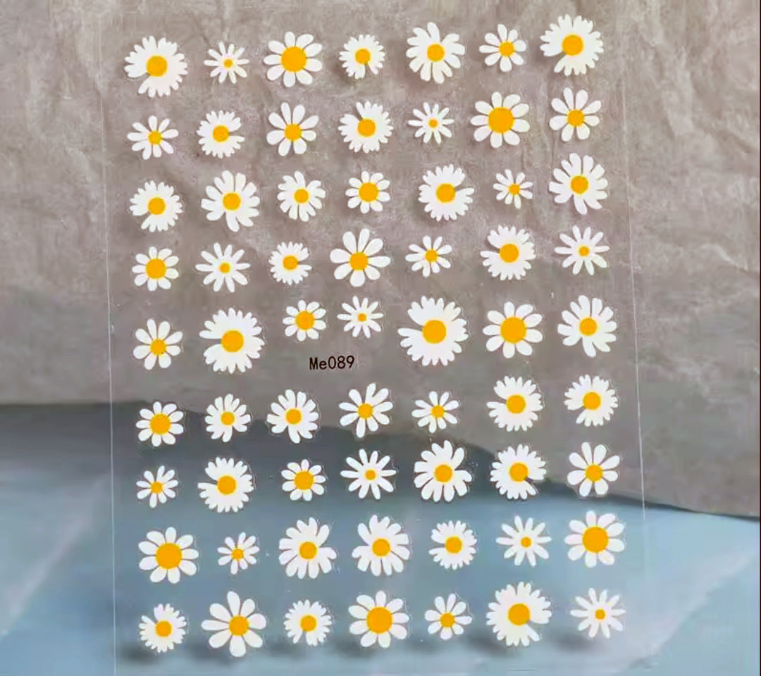 Daisy Nail Sticker