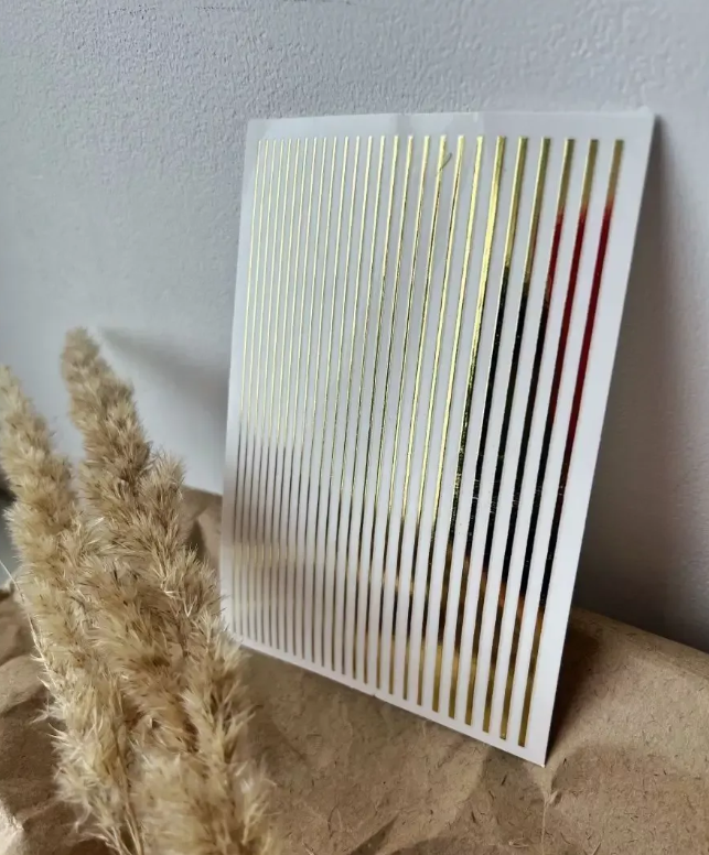 Flexible Gold Nail Striping Tape