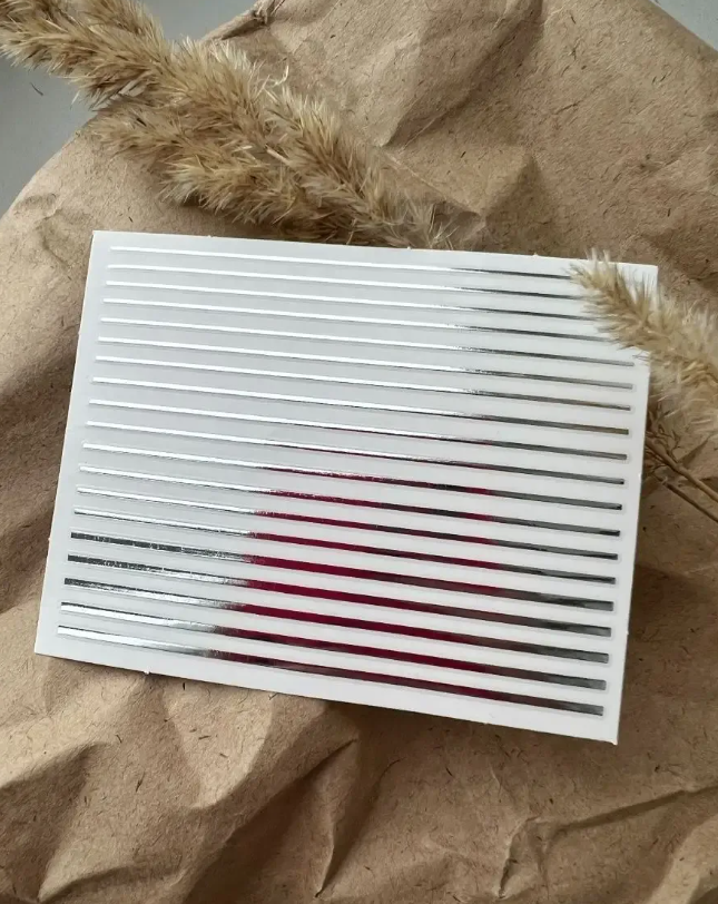 Flexible Silver Nail Striping Tape