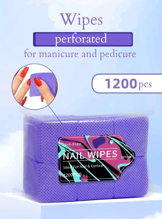Nail Wipes (purple) 1200pcs