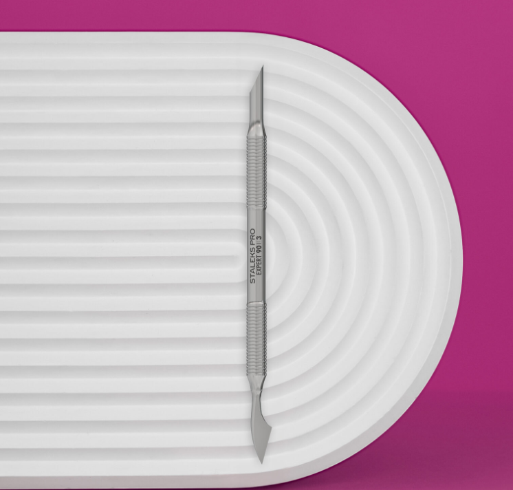 Manicure pusher EXPERT 90 TYPE 3 (beveled pusher and cleaner)