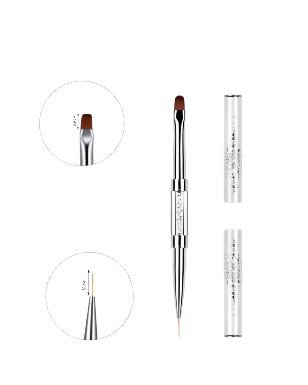 Dual-Ended Nail Brush