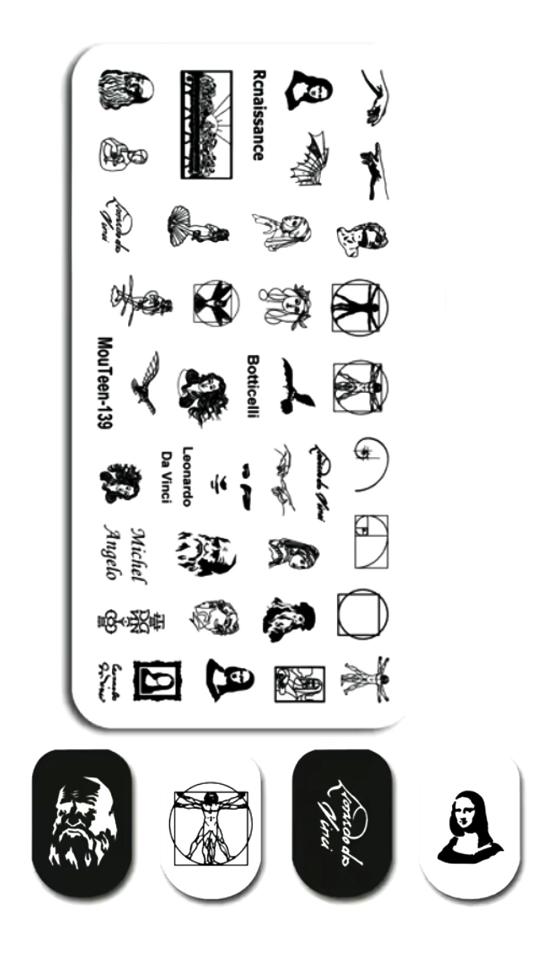 Stamping Plate "Leonardo"