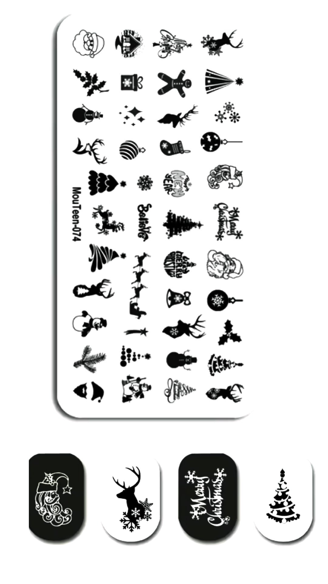 Stamping Plate "New Year"