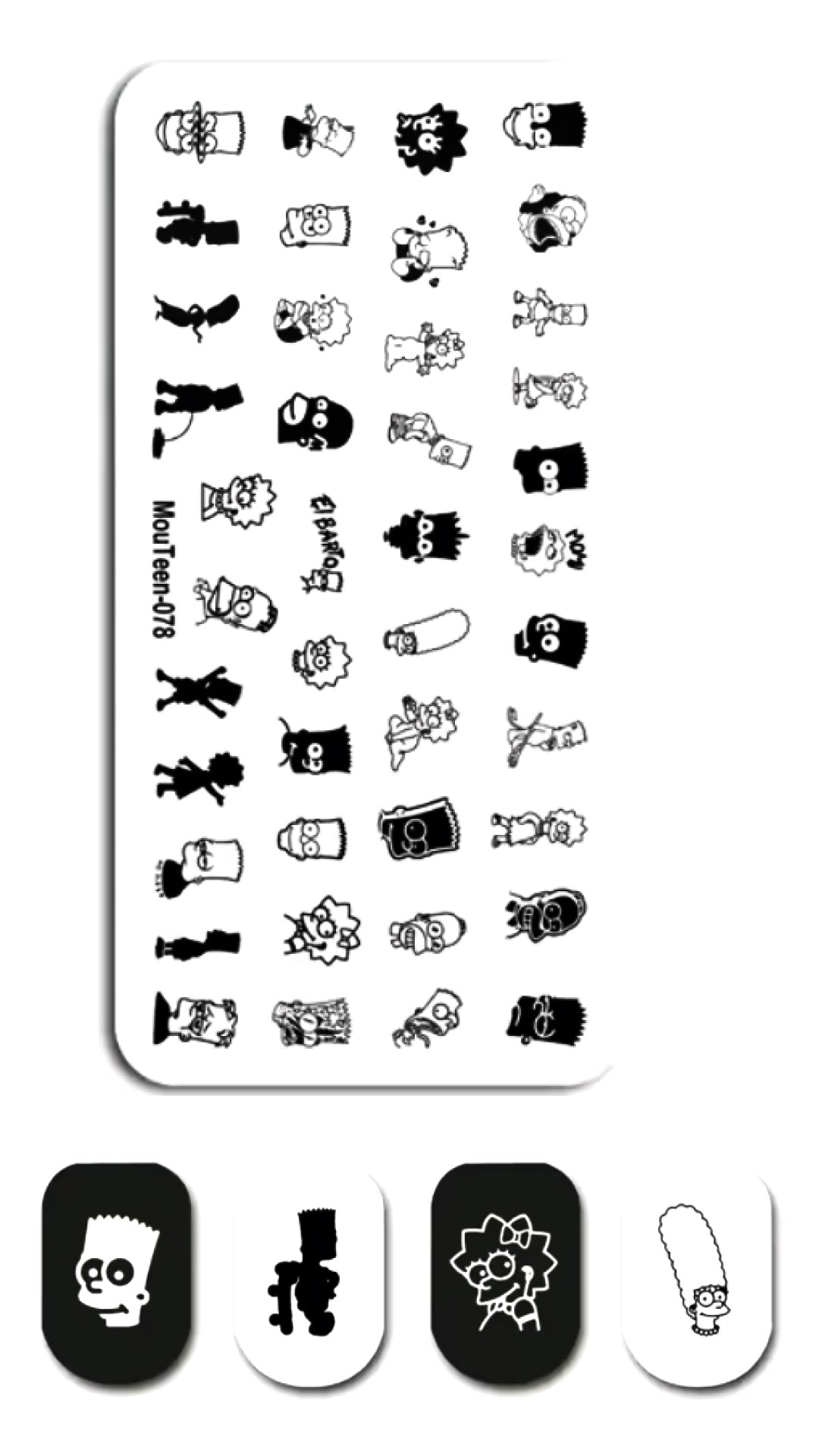 Stamping Plate "The Simpsons"