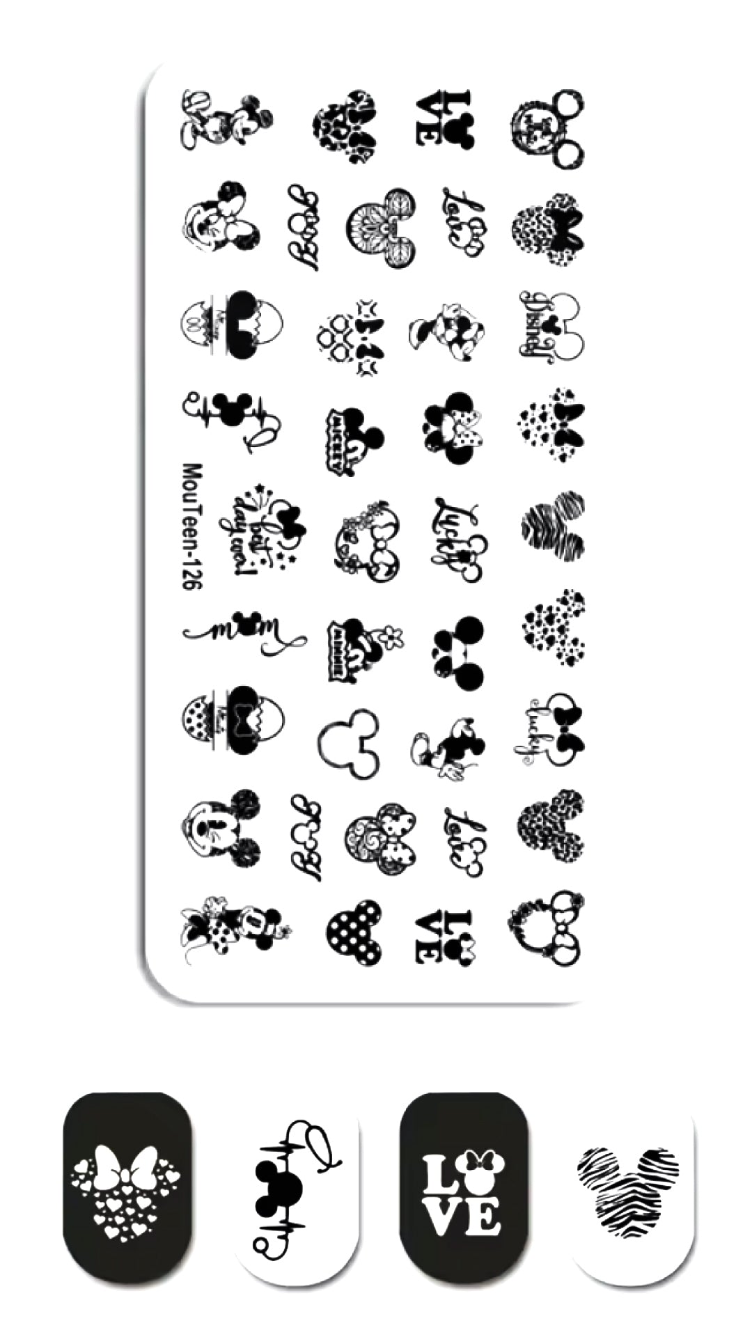 Stamping Plate "Mickey Mouse"