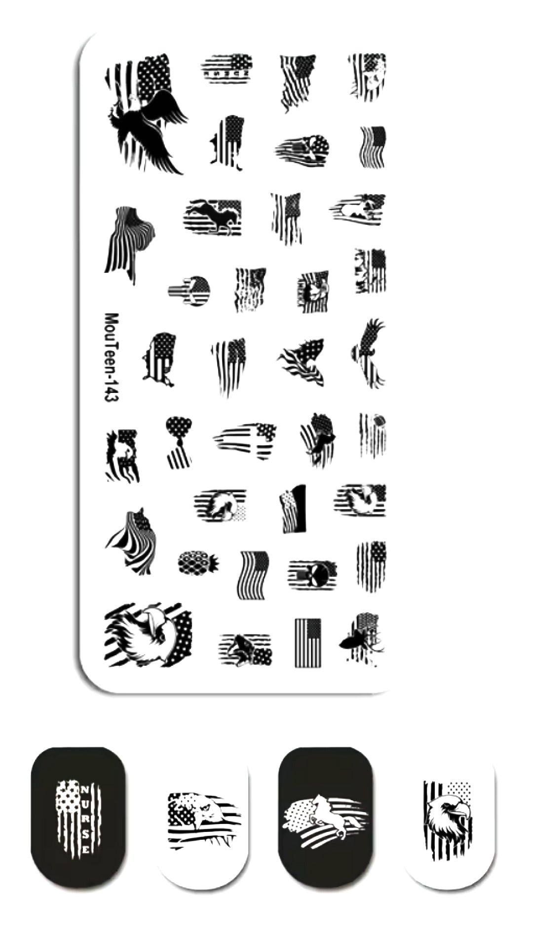 Stamping Plate "US flag"