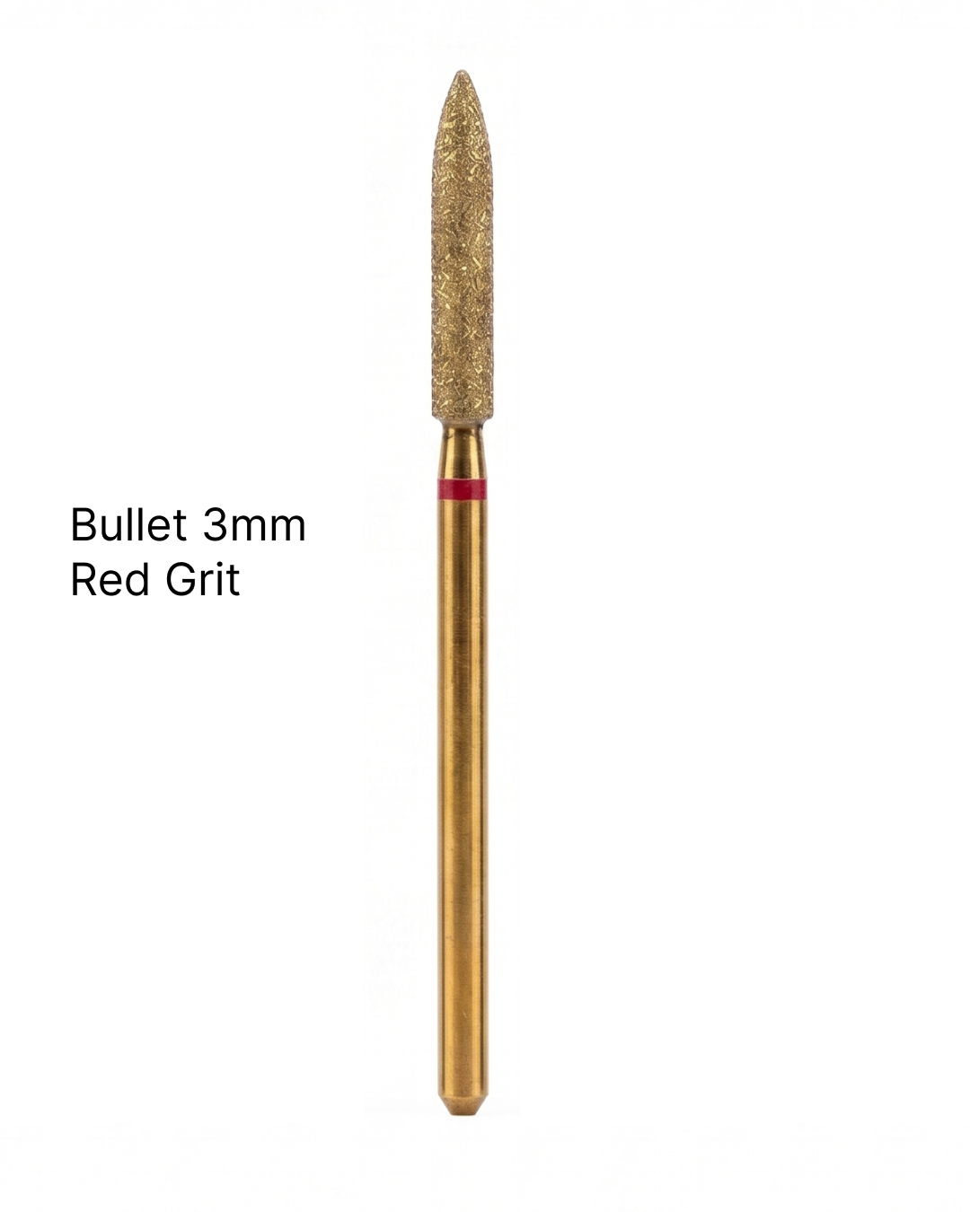 Velvet Hands Diamond Bit "Bullet" Red Grit