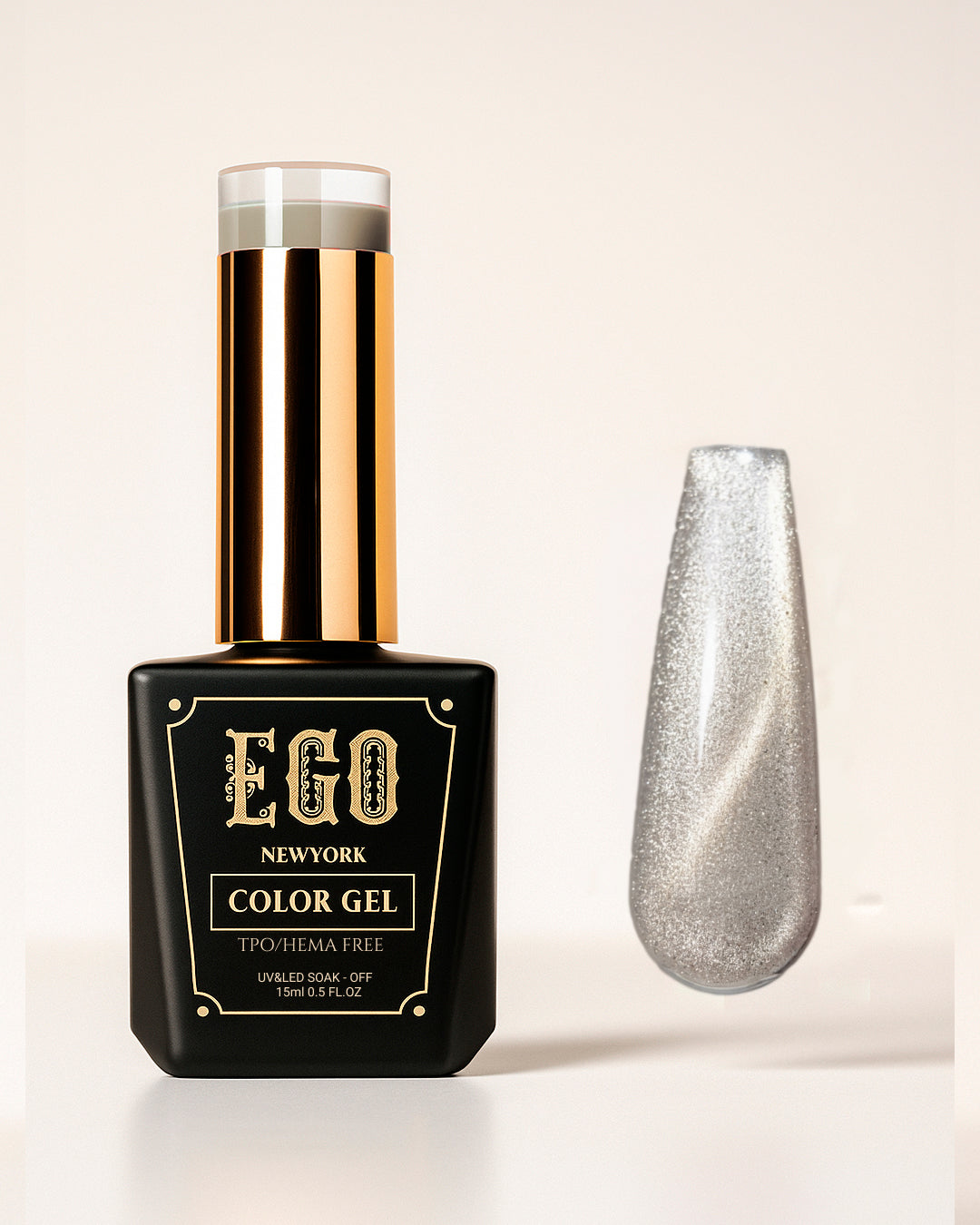 EGO Cat Eye Gel Polish 04/01 – Ice Silver